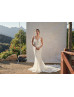 Ivory Lace Tulle Sexy Wedding Dress With Long Train